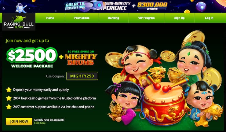 An image of Raging Bull, one of the best best online bingo sites.